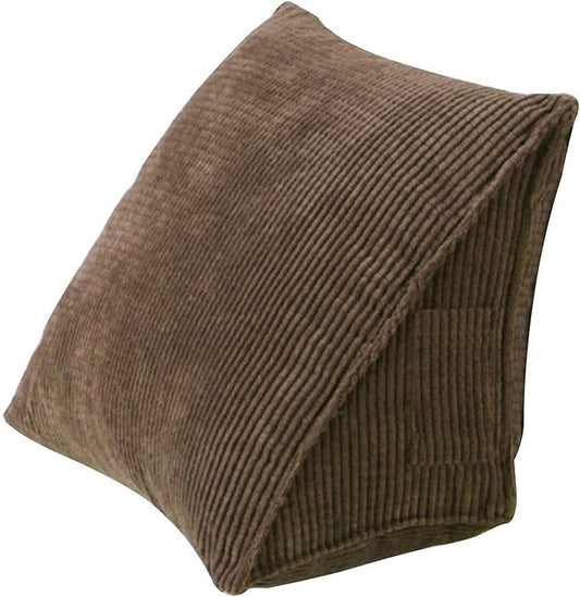 DKULMN Wedge Pillow for Reading, Multipurpose Bed Support Rest & Knee Pillow,Large Triangular Headboard Pillow Backrest Positioning Support Pillows for Office Chair Sofa Couch,D