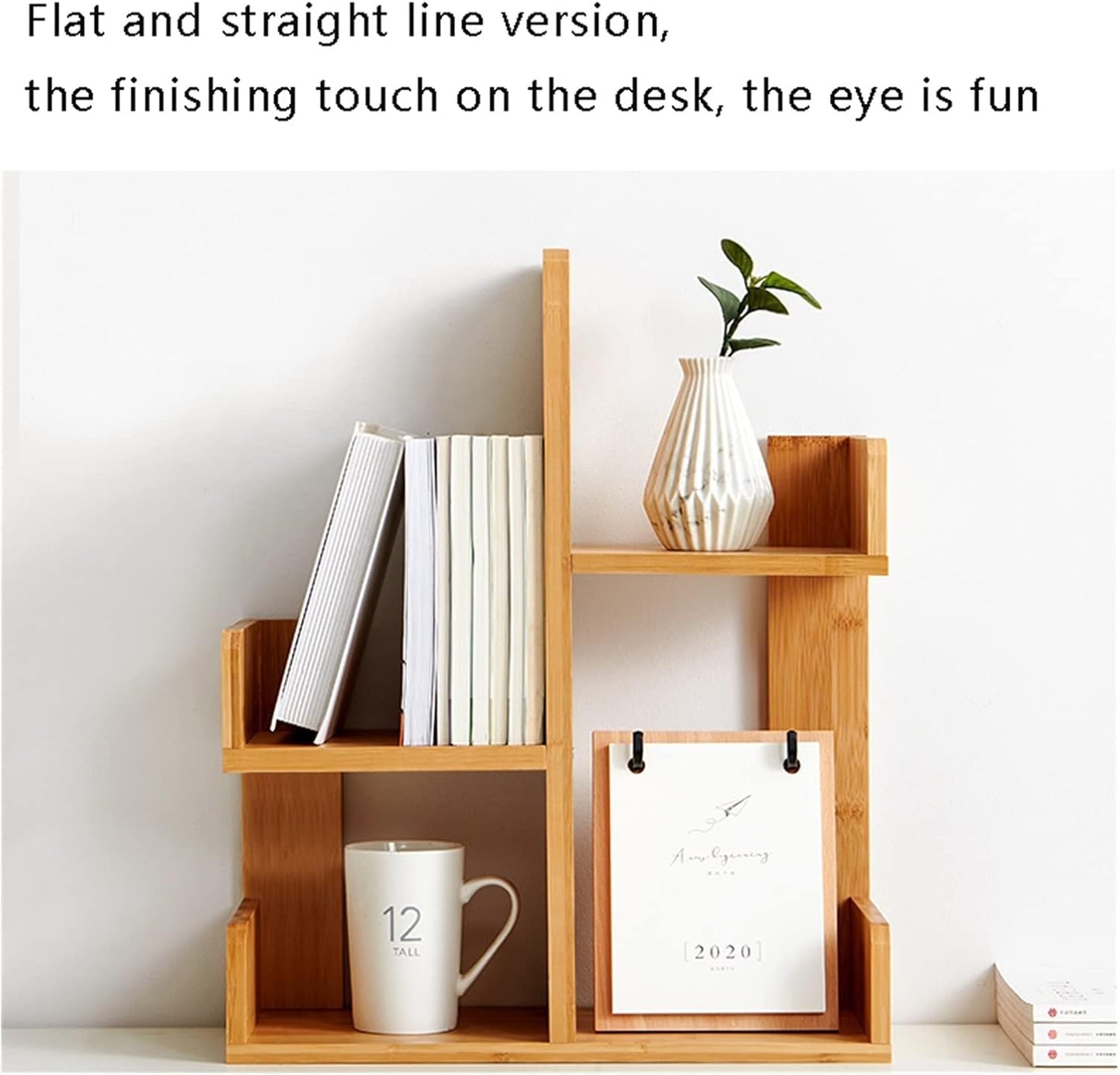 Bookcase Storage Rack Vertical Cabinet Bookshelf Small Bookshelf Unit for Living Room Office and Bedroom Narrow Modern Bookcase, Small Storage Shelf Frame Open Display Shelves