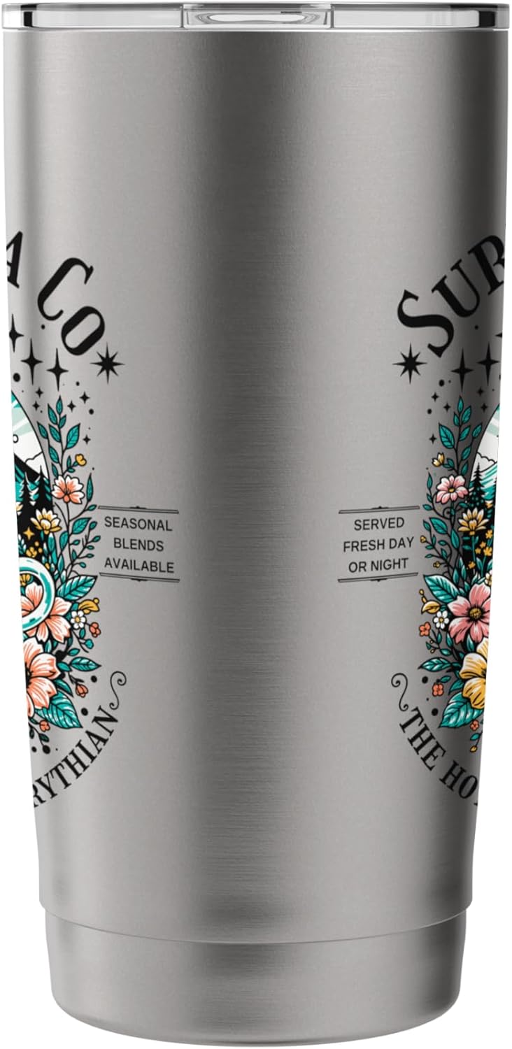 Suriel Tea Spicy Fantasy Romantasy Readers Booktok Bookish Stainless Steel Insulated Tumbler