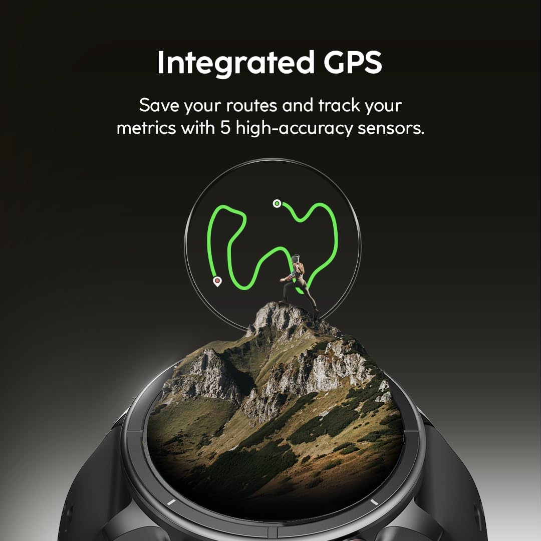Cubitt AURA Pro 2 Smartwatch with Built-In GPS, Offline Maps, 1.48” AMOLED HD, VITA AI, AI Coach, Readiness Score, Health Snap, Sleep Score, 5ATM, 10-Day Battery