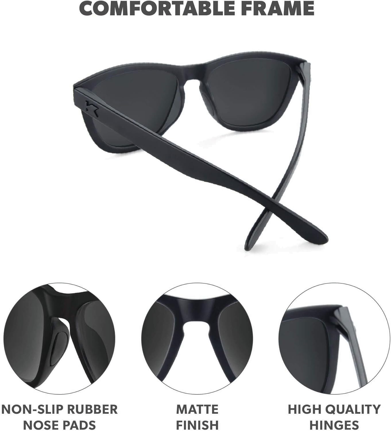 Knockaround Premiums Polarized Sunglasses for Men & Women - UV400 Protection