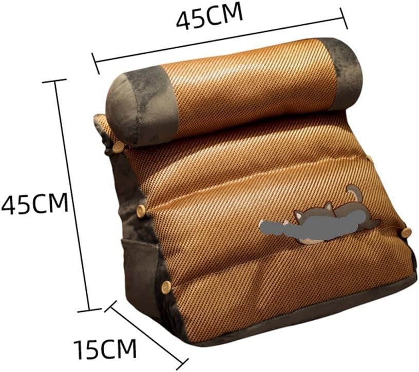 Bedside Back Cushion Cool Mat Pillow Triangle Sleeping Lumbar
