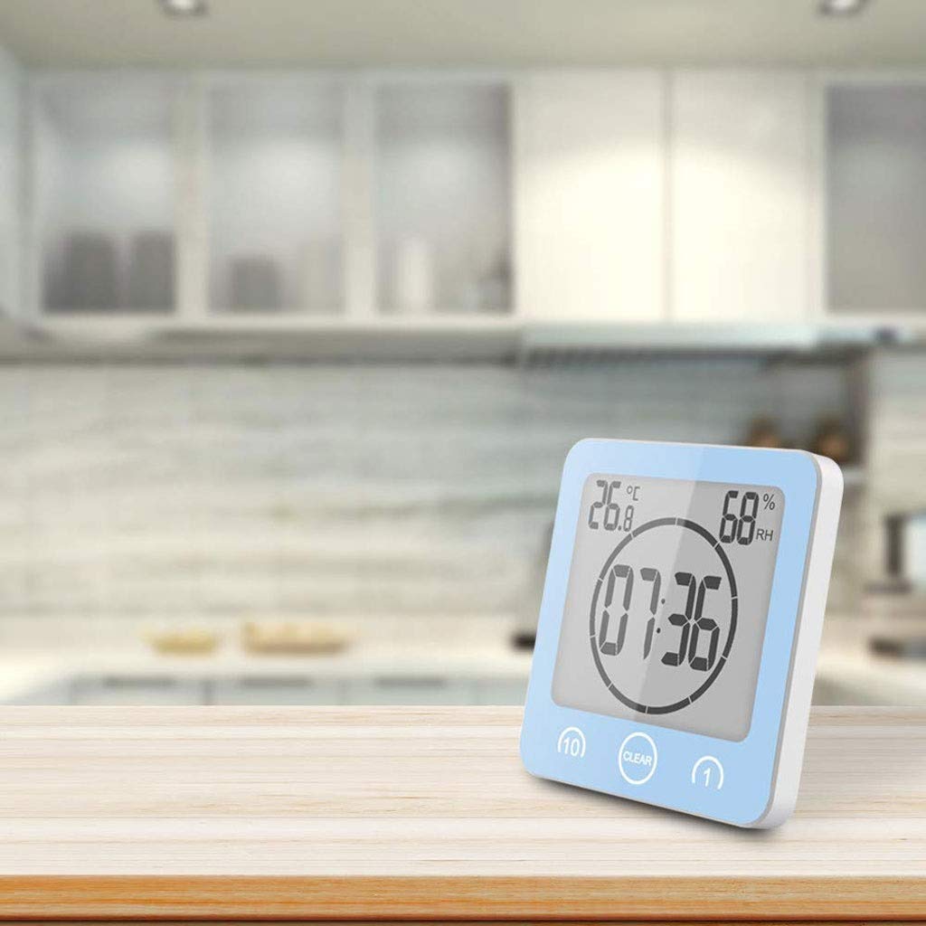 Room Thermometer - Mute Waterproof Bathroom Electronic(D)