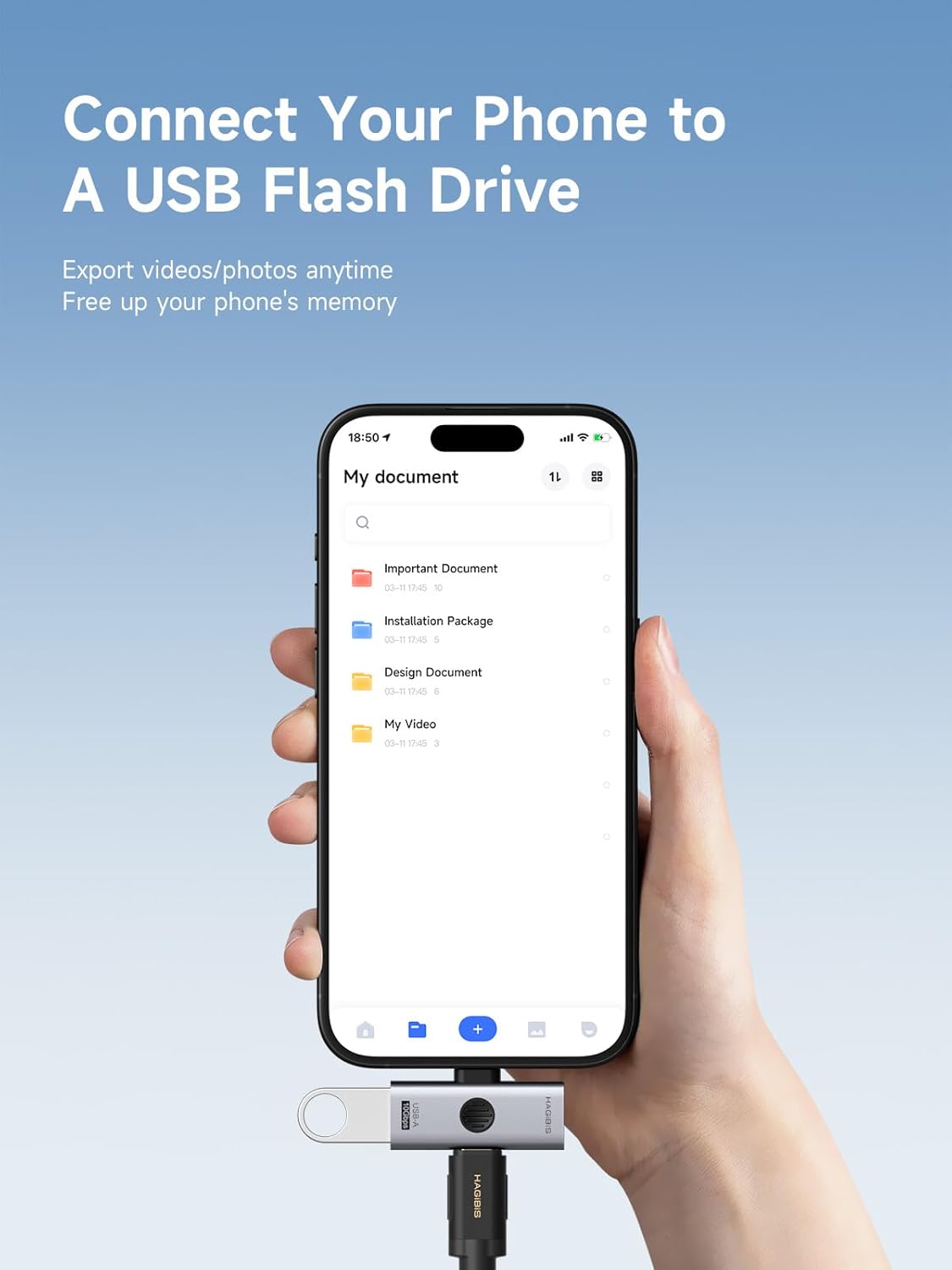 Hagibis USB-C Splitter with 100W Fast Charging and 10Gbps USB 3.2, 2 in 1 OTG Adapter for iPhone 16/15 Pro Max, iPad Pro, MacBook, Rog Ally, Steam Deck, Quest 3 2 (TUA08 USB + PD)