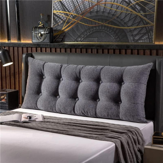 Headboard Pillow Queen Twin Full King Size, Large Bolster Triangle Back Cushion Pillow Thicken Wedge Pillow Cushion for Daybed Bed Lumbar Pad (Color : B, Size : 200x60x20cm(79x24x8inch))