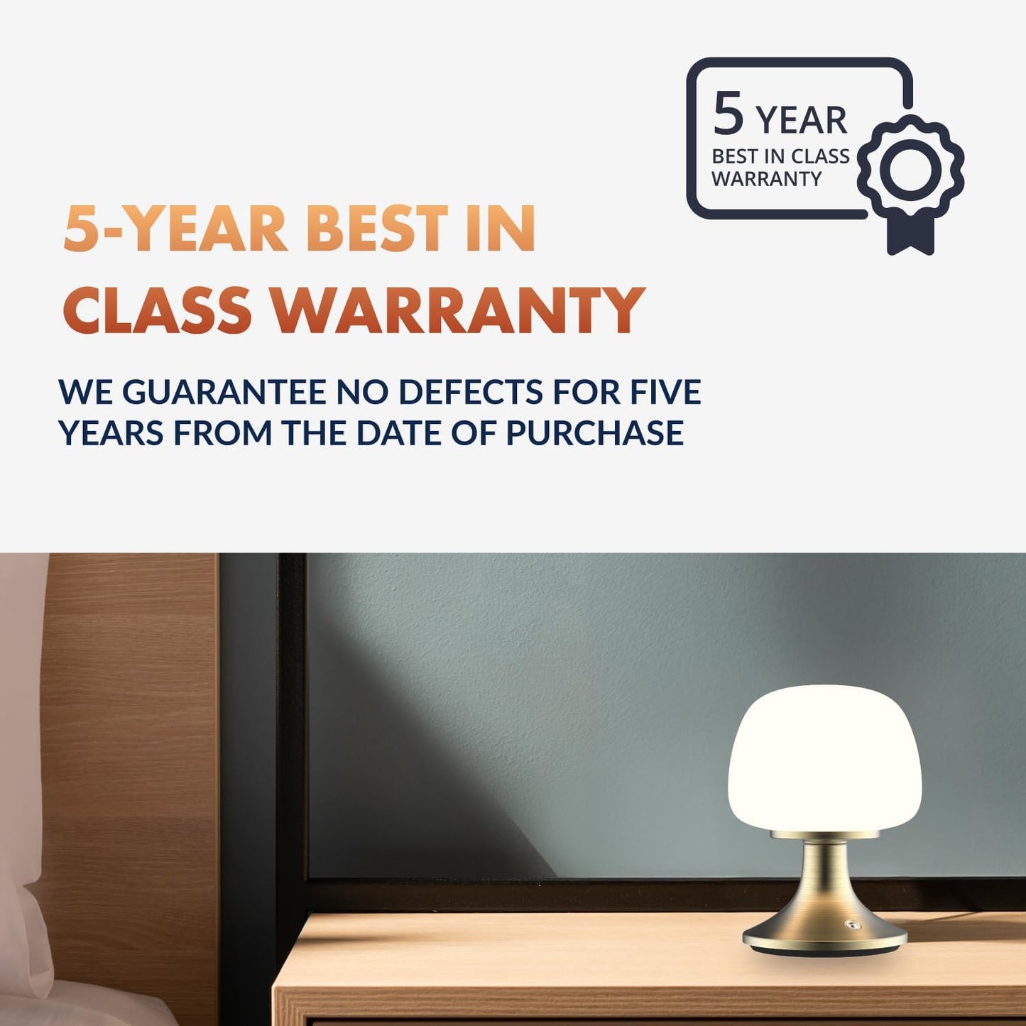 ‎Newhouse Lighting Verona, Brass 2700K Dimmable Cordless USB-C Rechargeable Glass Table Lamp NHTL-VE-BRS, Cordless Desk Lamp for Living Room, Bedroom, Coffee Table, and Other Cozy Home Decor
