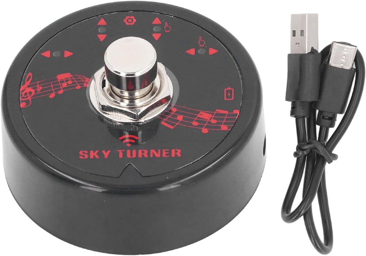 Page Turner Pedal Foot Pedal for Music Sheets eBooks PPT Compatible with Tablets Laptops Enabled Hands Control
