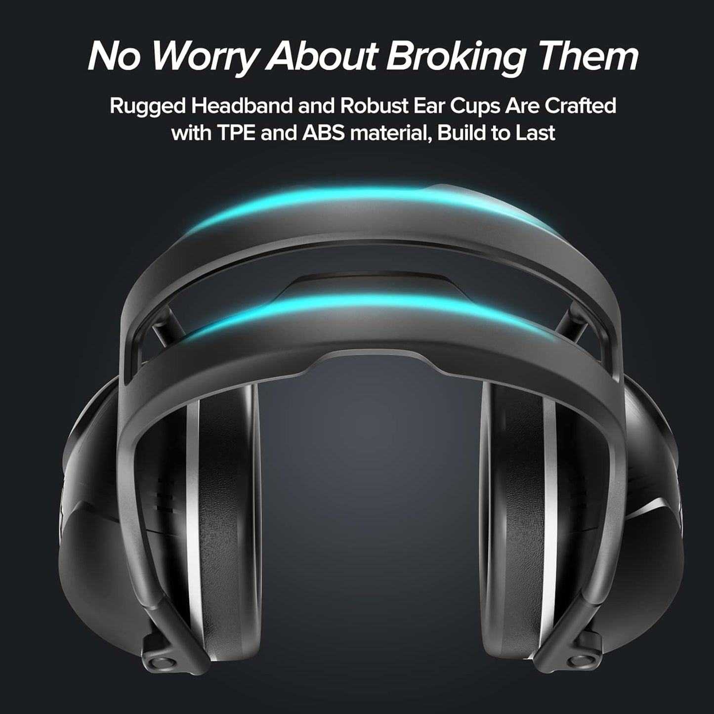 SNR 35dB High Noise Cancelling Ear Muffs, Ear Protection for Mowing, Adult Noise Cancelling Headphones for Autism, Hearing Protection Ear Muffs for Noise, Noise Reduction Earmuffs for Shooting,Mowing