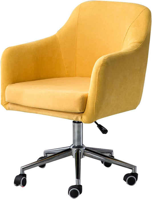 Comfortable Cloth Lounge Chair with Adjustable Height for Living Room, Office, Reading Room - Relax Armchair Adjust Rolling Chair