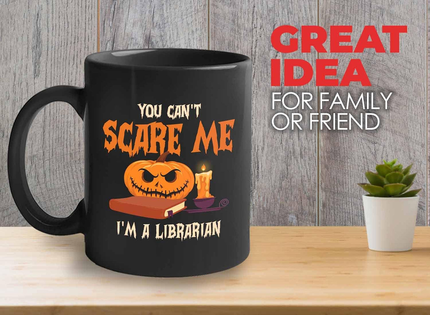 Bubble Hugs You Can't Scare Me Mug Black 11 Oz - Funny Reading Book Lovers Literary librarian Halloween Reader - Hellowin, October, Costume, Cospla Horror, Ancient, Festival, Holida Decoration Ideas,