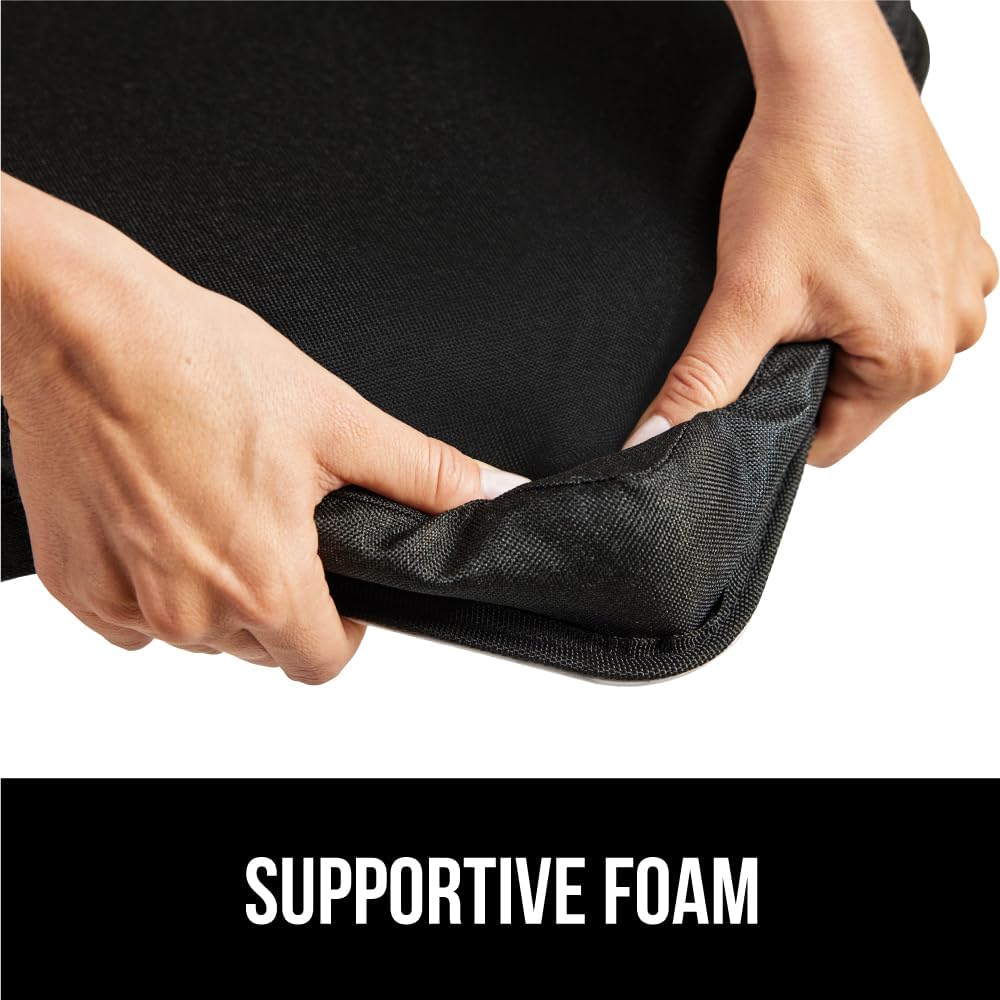 GORILLA GRIP Laptop Lap Desk with Phone Holder, Pillow Cushion Desks Fit Laptops up to 15.6", Gifts for Home, Portable Travel Workstation, Tray Ledge Keep Computers in Place, Light Wood Color