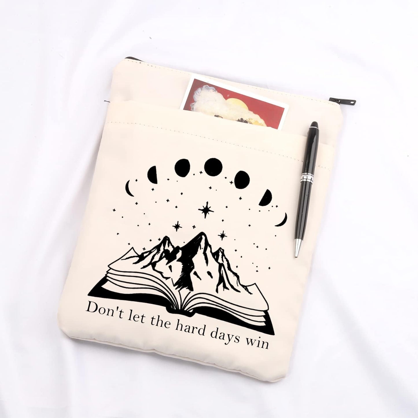 MAOFAED Book Inspired Gift Bookish Gift Book Lover Gift Zipper Book Protector