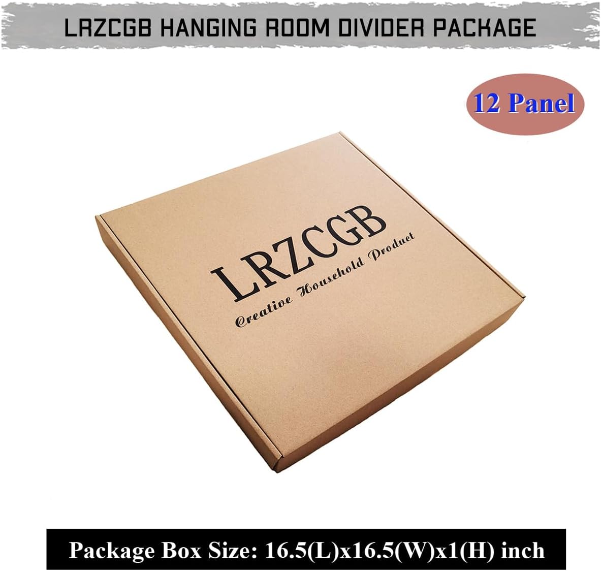 LRZCGB Hanging Room Divider,12pcs PVC Black Panel Screen Solid for Decorating Living, Dining, Study and Sitting-Room, Hotel(Black+Solid Board)