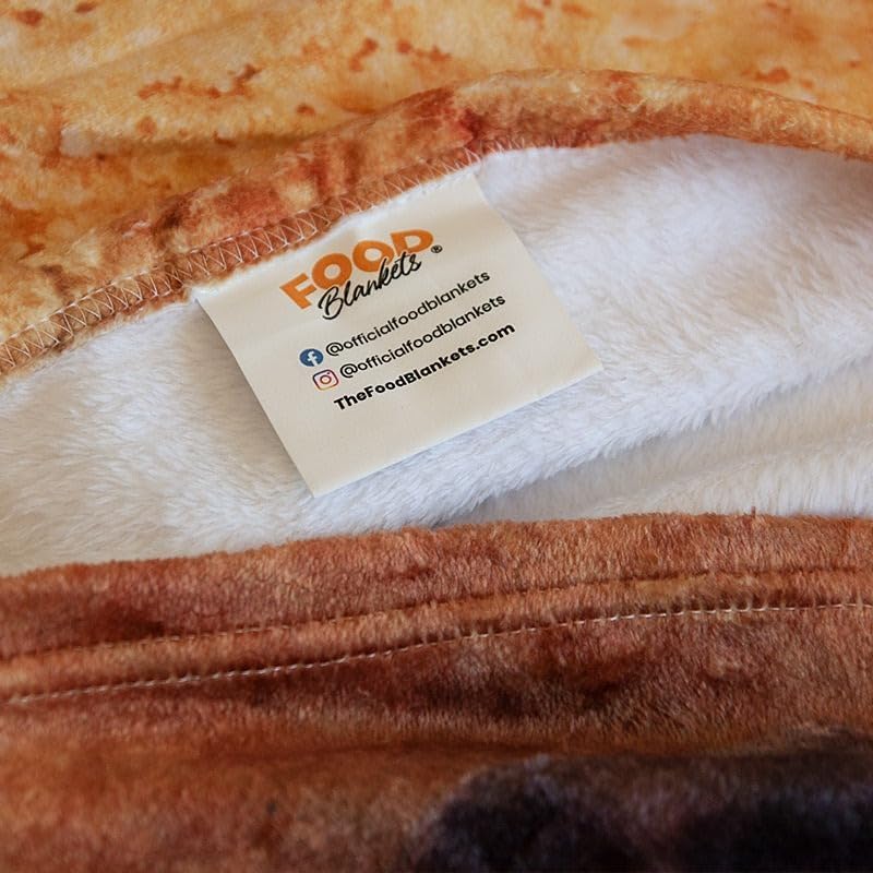 Realistic Chocolate Chip Cookie Blanket | Cozy & Warm | Perfect for Food Lovers | Durable, Machine Washable | Fun Gift for All Ages & Occasions