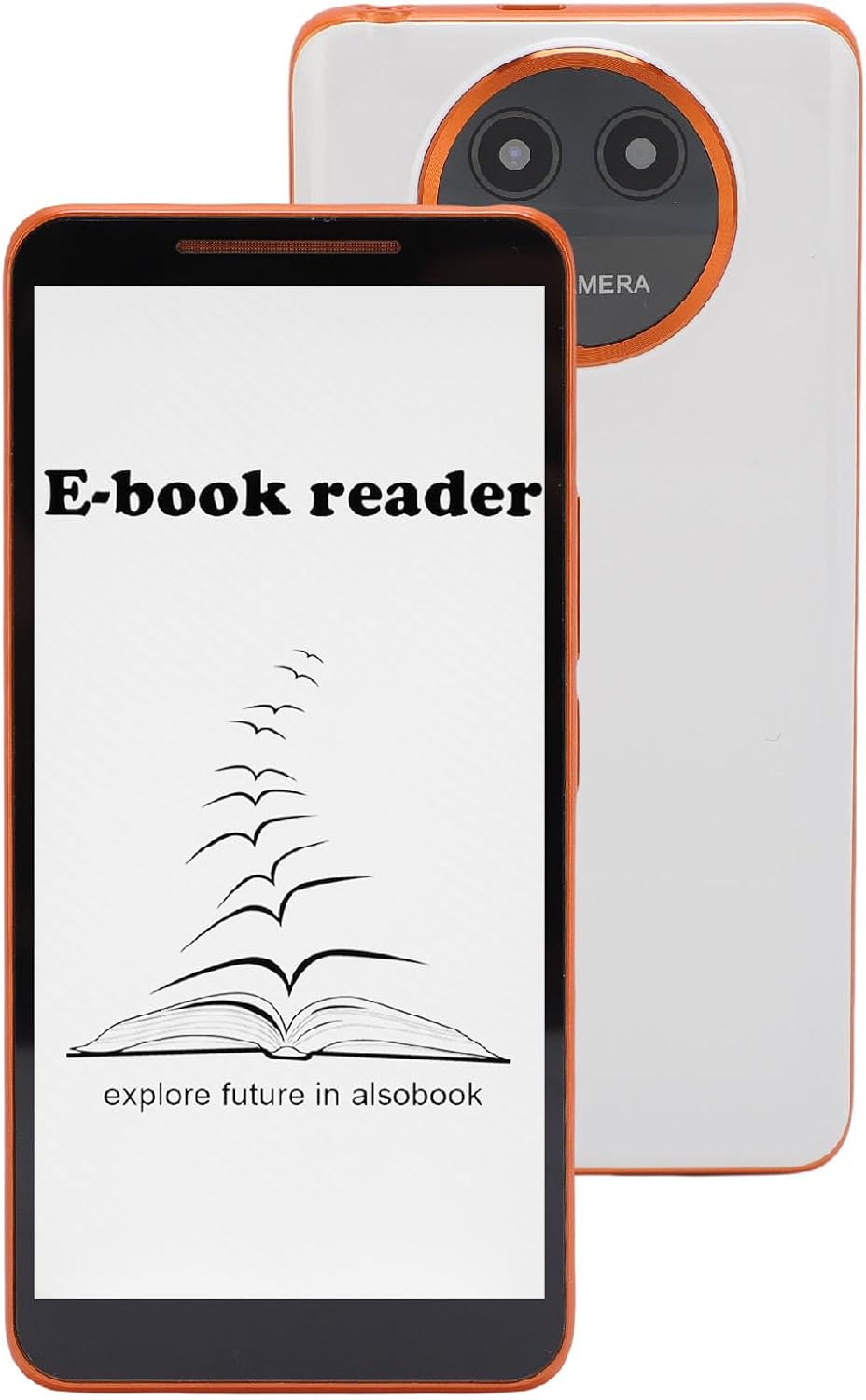 E Book Reader with 5.7 Inch HD Screen, Built in Camera, Speaker, 8MP Camera, 1G and 8G Memory, WiFi, E Book Reader for Reading