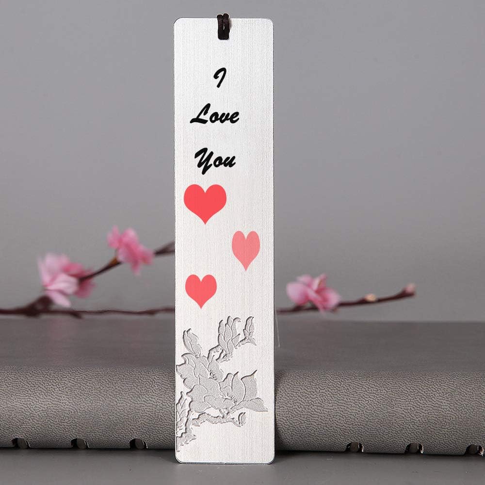 4 Pcs Freely Createable Silver Metal Tassel Bookmarks - As The Best Gift