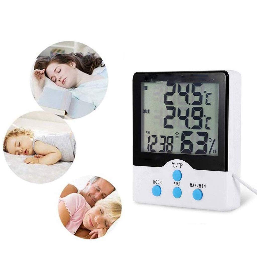 Room Thermometer - Indoor Electronic Temperature and Humidity Meter Precision Household