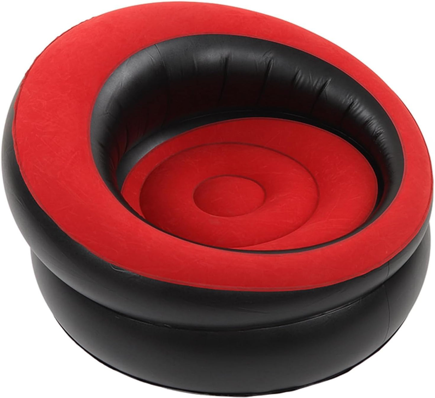 Flocking Air Sofa Blow up Chair for Adults Fast Inflation PVC Inflatable Couch Widely Applicable Lightweight Blow up Chair for Adults for Living Room(Red) Surfing Fins