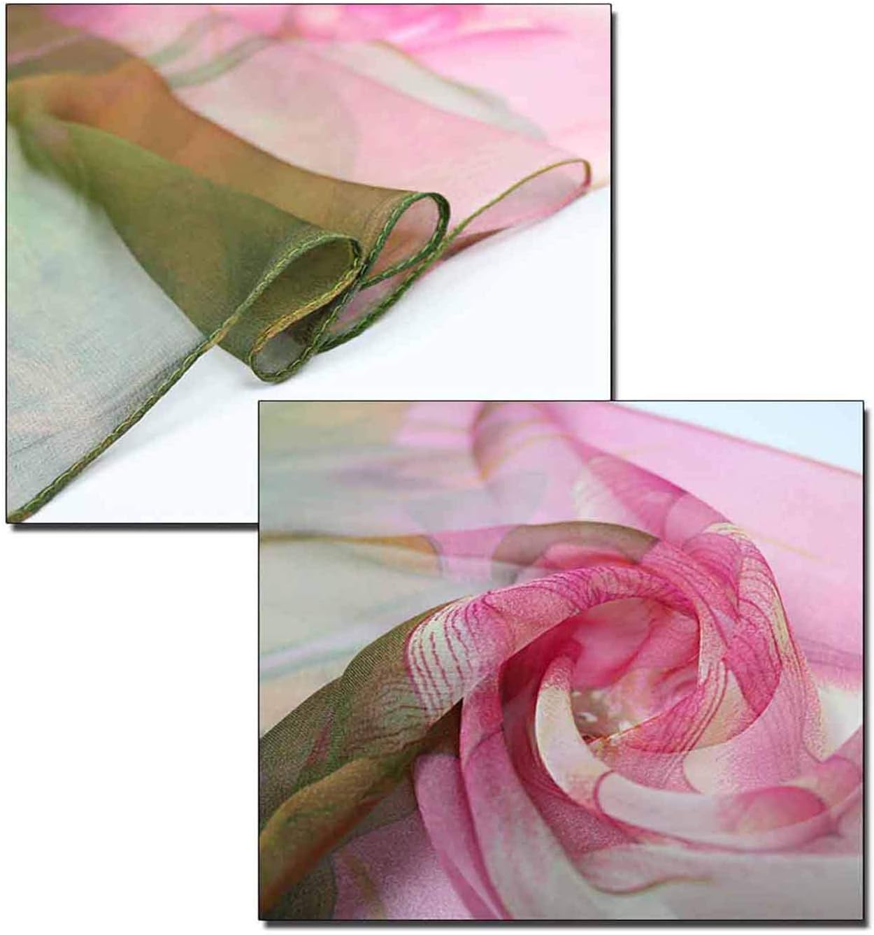 Acotavie Scarfs for Women Lightweight Fashion Scarves Print Floral Pattern Scarf Shawl Wraps