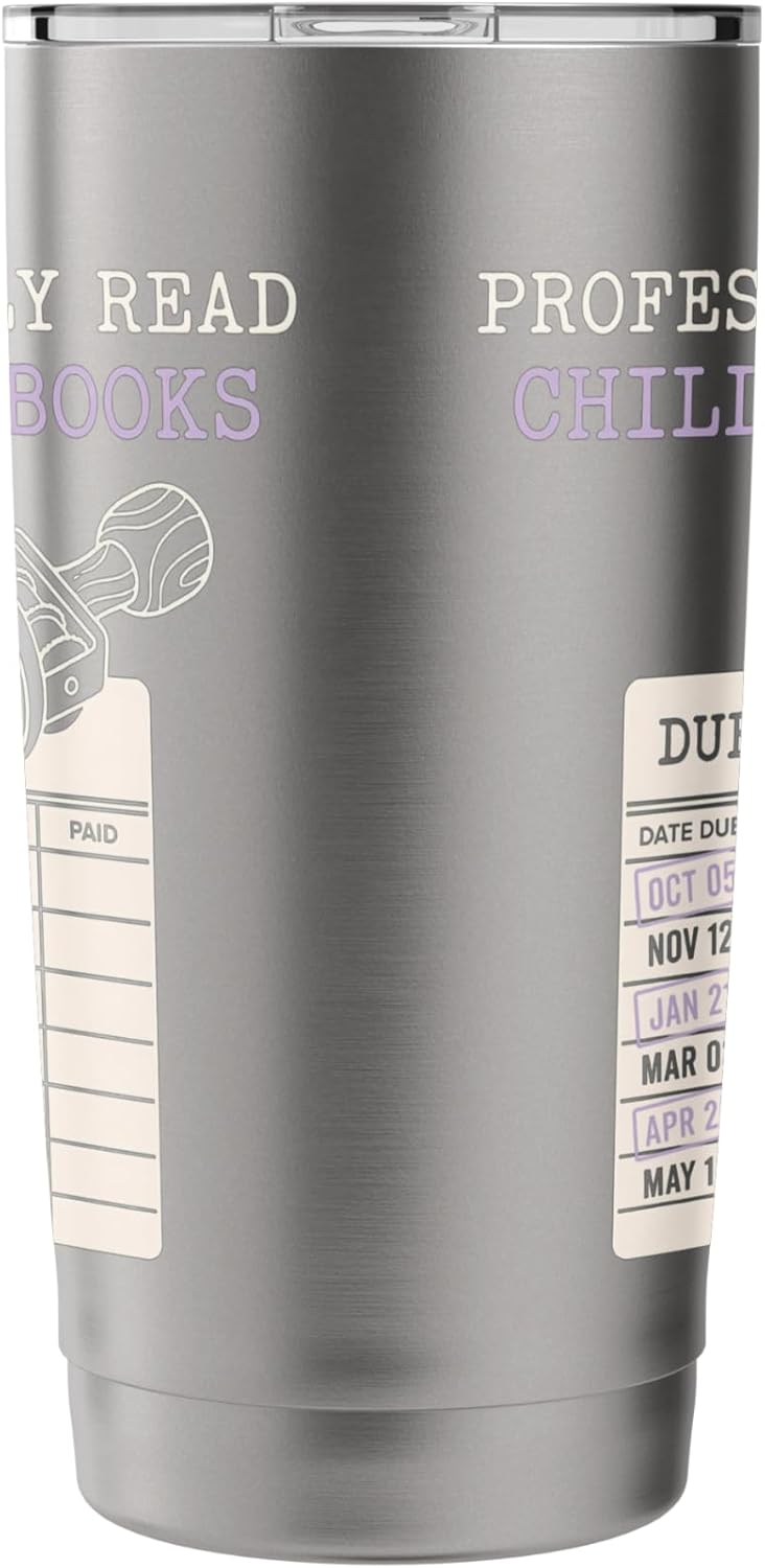 Still Read Childrens Books Librarian Teacher Reader Stainless Steel Insulated Tumbler