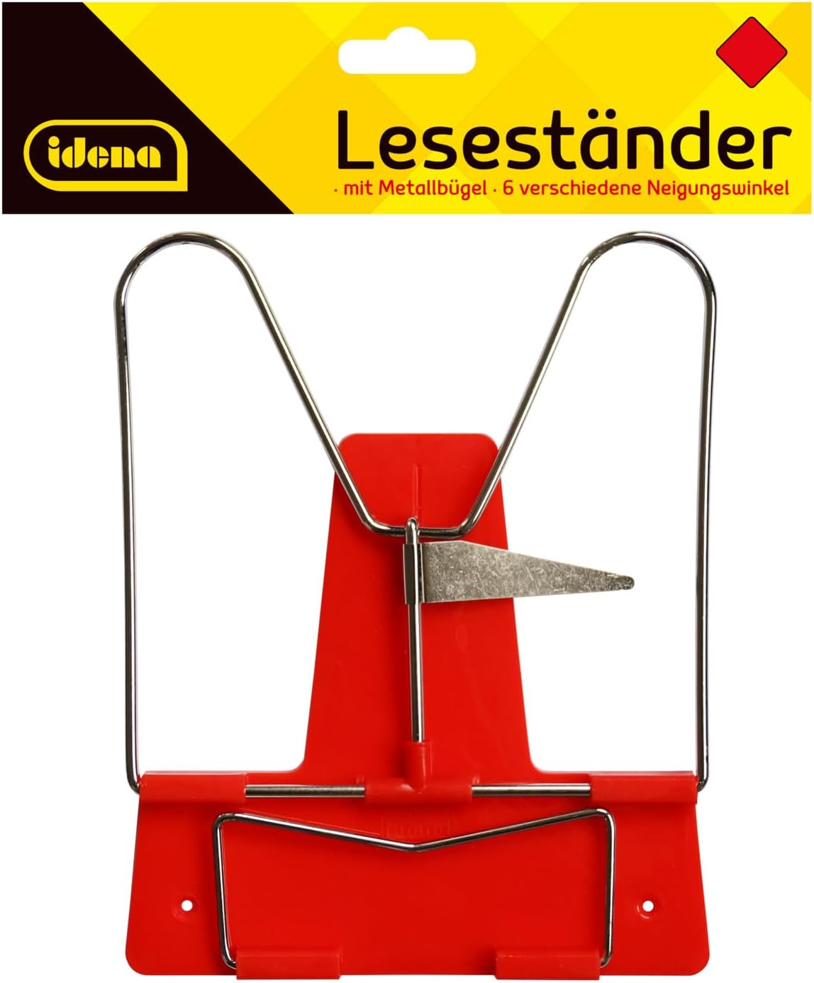 Idena 12083 Reading Stand with Metal Bracket Red