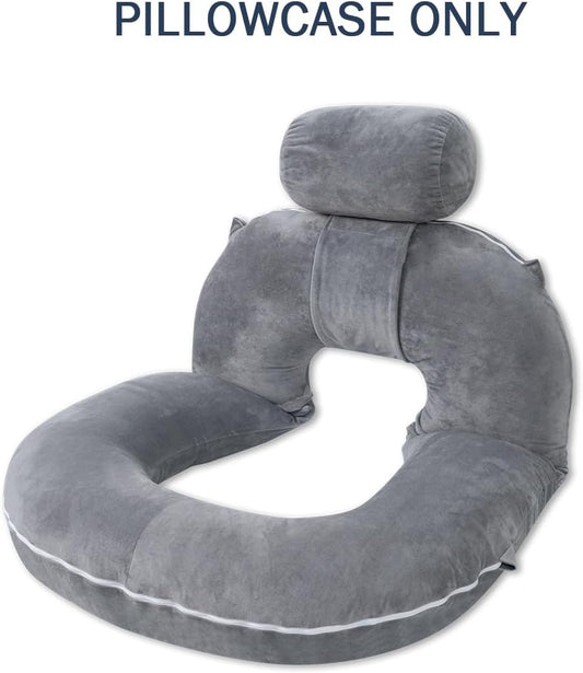 INSEN Reading Pillow Cover, Classic Grey (Upgrade-Grey)