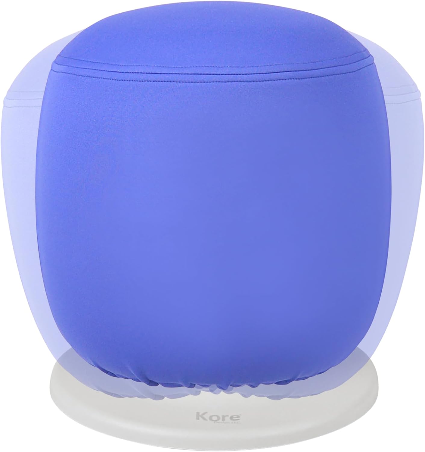 KORE Design Kids Adjustable Pivot Stool, Waterproof Fabric Desk Chair Comfy for Students, Kid Computer Chair for School, Home, Active Sitting, ADD/ADHD, Autism, Girls/Boys, Small (13-17“), Blue