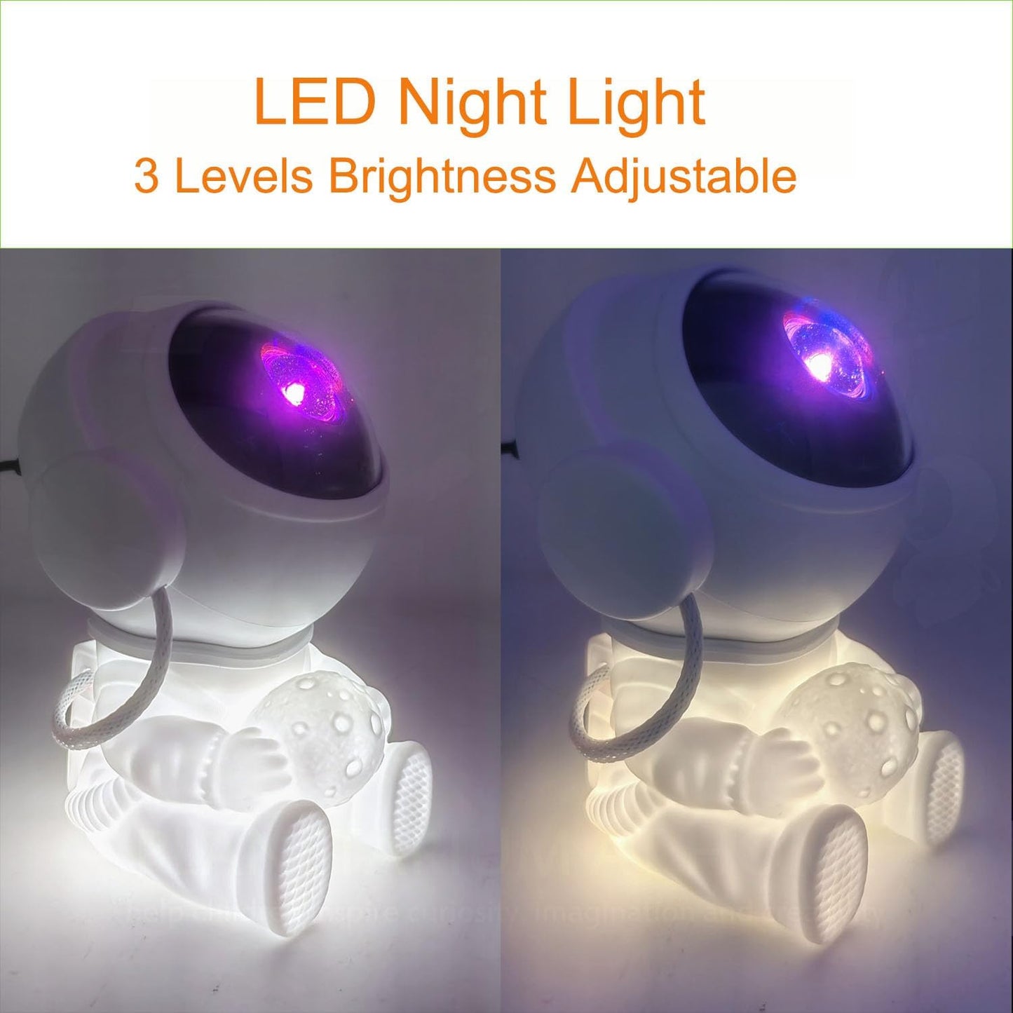 Astronaut Galaxy Projector LED Night Lights for Kids,Nebula Ceiling Lamp Star Light Nightlight Kids for Room Deco with Timer and Remote