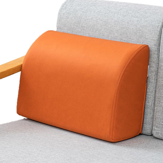 Technology Cloth Sofa Lumbar Pillow Sponge Living Room Couch Back Waist Support Cushion Bed Reading Backrest Pillow (Orange, 70×33×15cm/27.56"×12.99"×5.91")