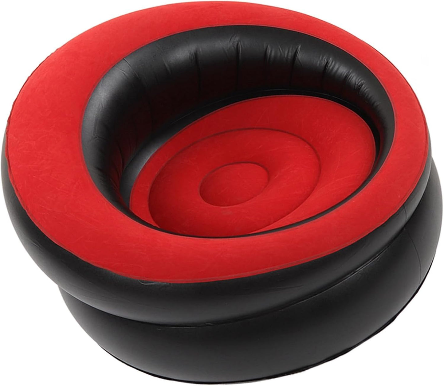 Flocking Air Sofa Blow up Chair for Adults Fast Inflation PVC Inflatable Couch Widely Applicable Lightweight Blow up Chair for Adults for Living Room(Red) Surfing Fins