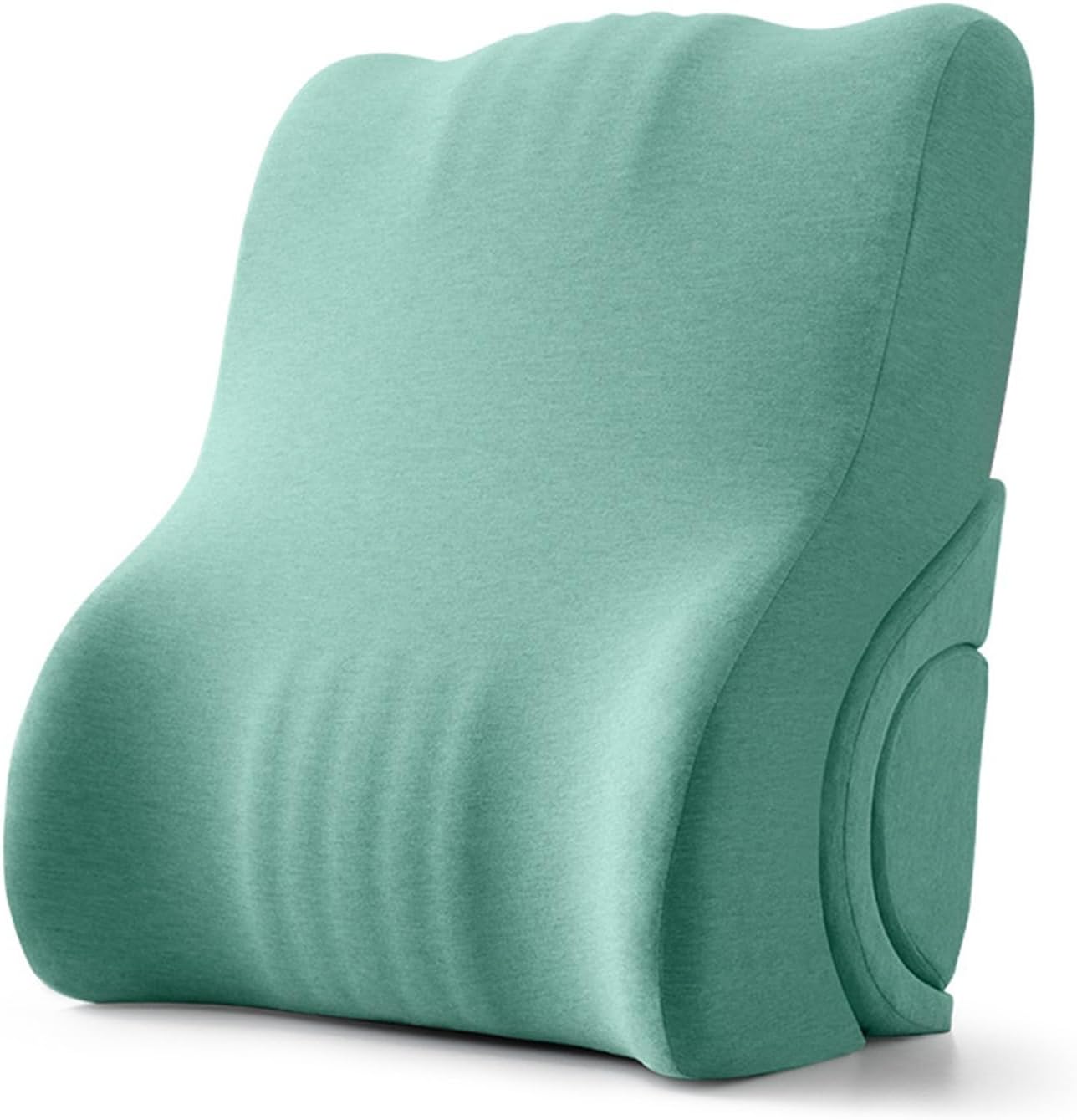 Ergonomic Neck Pillow, Memory Foam Wedge Reading Pillow for Bed, Adjustable Memory Foam Body Positioners for Leg, Knee Back Pain Relief Elevated Pillows, Removable Washable Cover(Green)