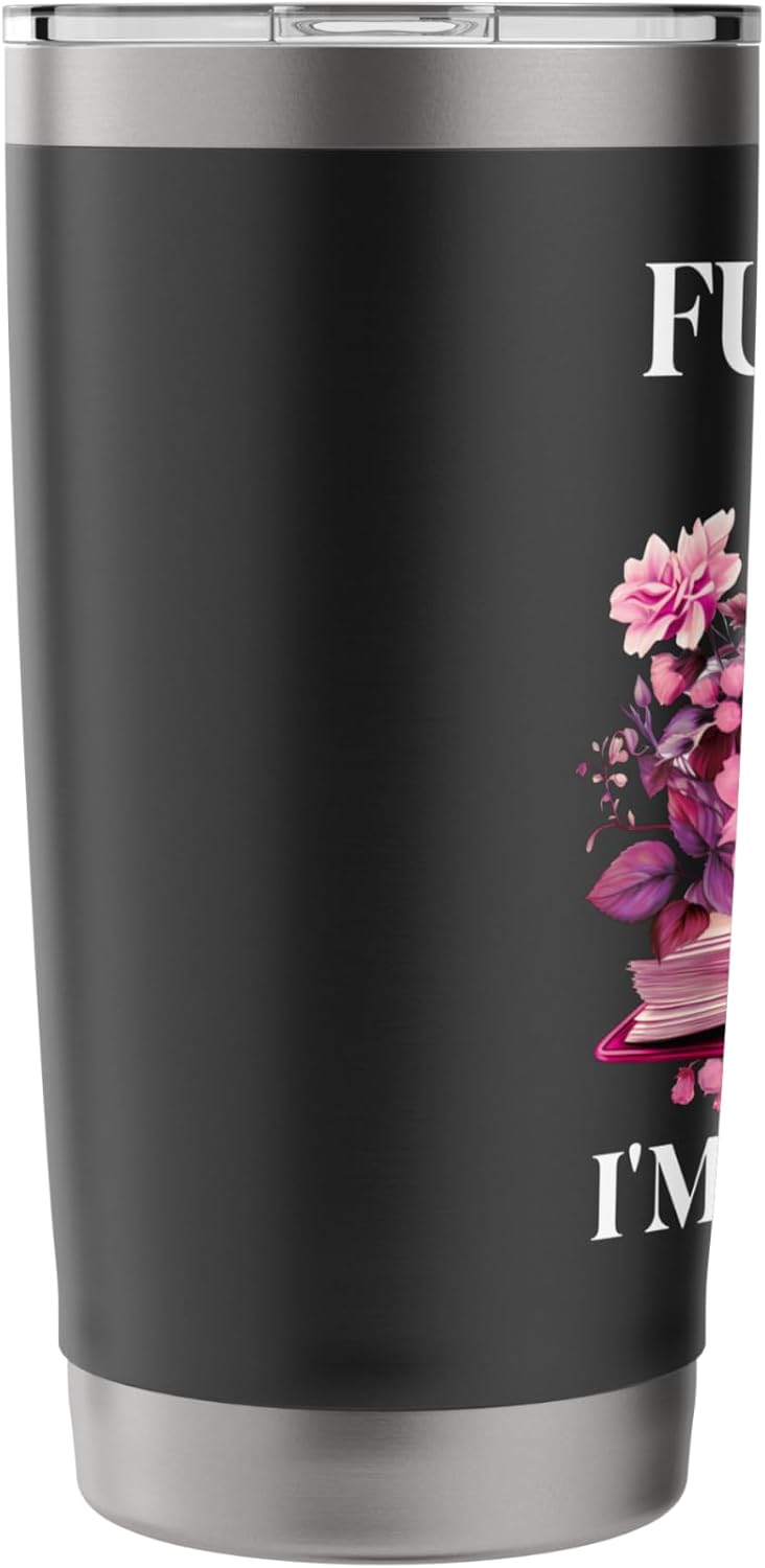 Floral Book Smut Slut Read Smutty Books Fuck Off I'm Reading Stainless Steel Insulated Tumbler