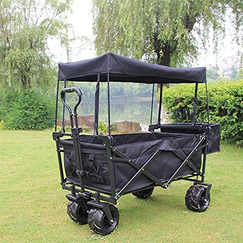 Portable Camping Cart,Outdoor Utility Wagon Folding Garden Beach ping Camping Cart Foldable Wagon