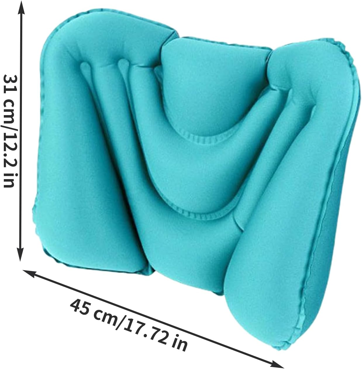 Lumbar Support Pillow - Ergonomic Inflatable Breathable Foldable,Lumbar Support Pillow for Car | for Travel Airplane Outdoor Home Office Chair Seat Bed Car Driving Sitting Reading