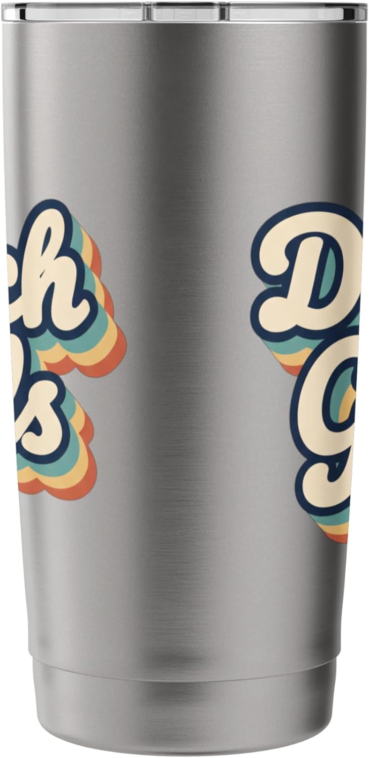 Dutch Girls Retro Script Netherlands Pride Vintage Style Stainless Steel Insulated Tumbler