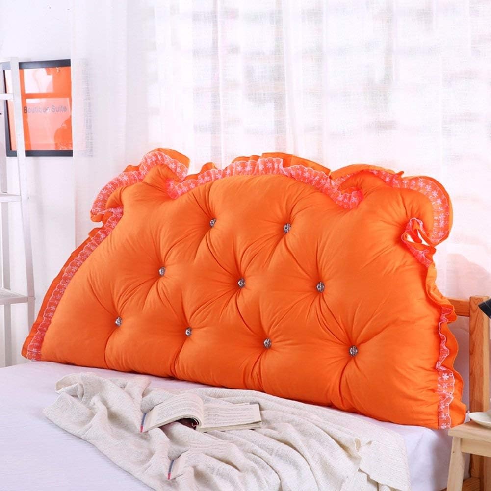 Headboard Bedside Cushion Pads Cotton Soft Case Large Back Waistguard Neck Guard Highly Flexible, 6 Colors (Color : 2#, Size : 135 × 15 × 70cm)