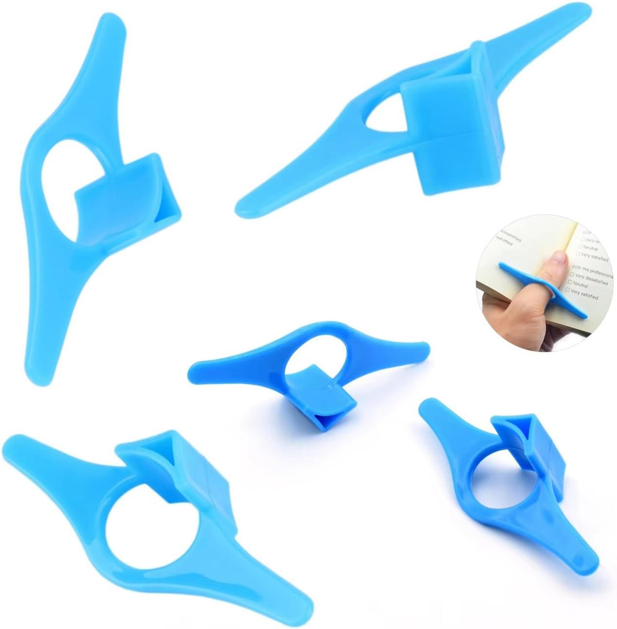 10 Pack Thumb Page Holder Book Opener Spreader Bookmark Book Page Holders Bookmarker for Keeping Book Open Reading Gadget to Read in Bed Book Lover Avid Reader Bookworm Librarian