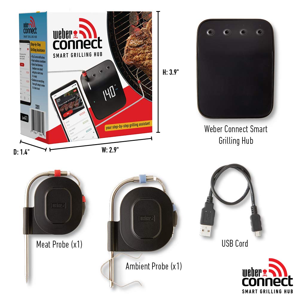 Weber Connect Smart Grilling Hub, Black