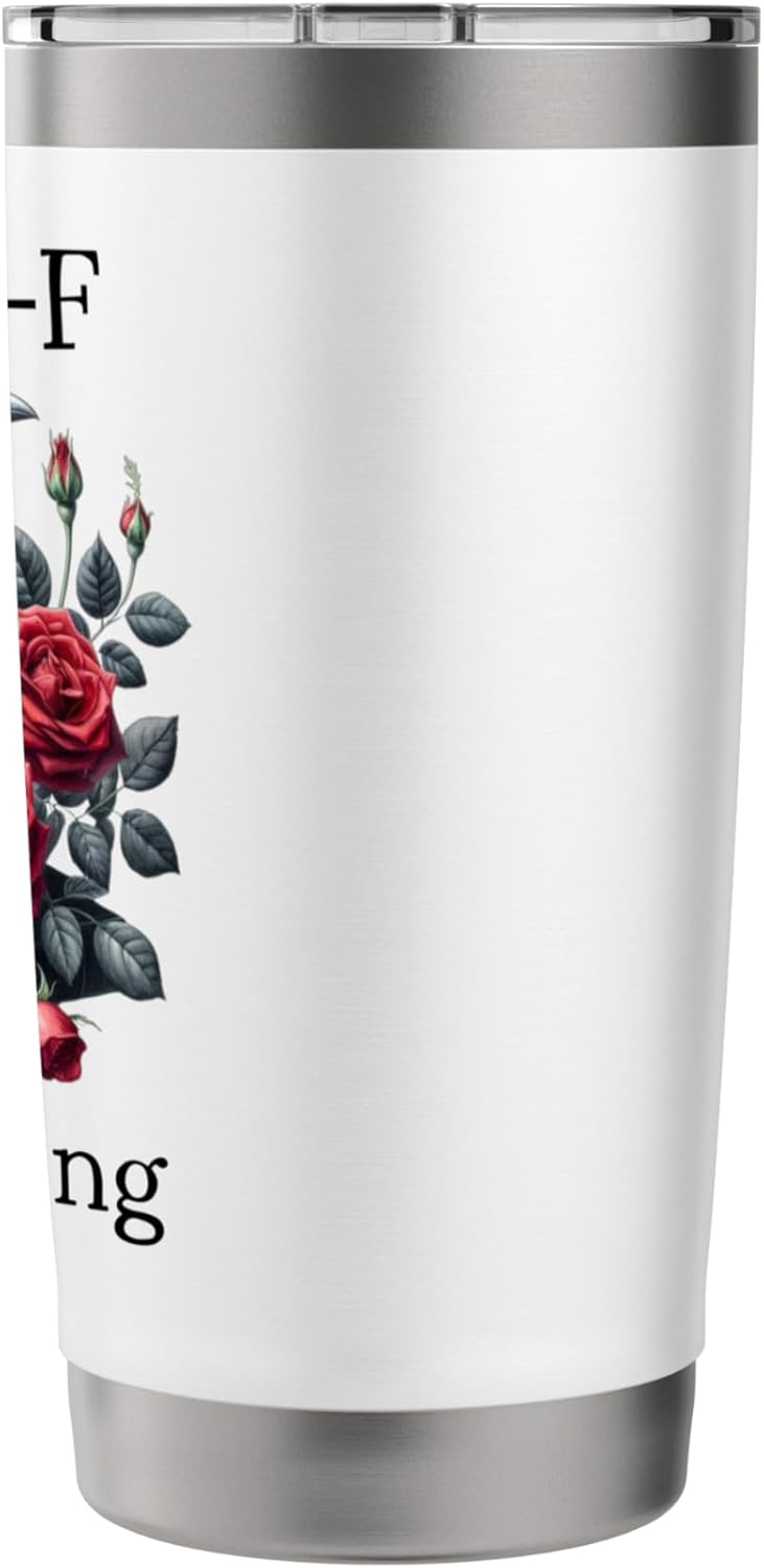 F Cawf Crow Book Lover Fuck Off Im Reading Smut Dark Romance Stainless Steel Insulated Tumbler