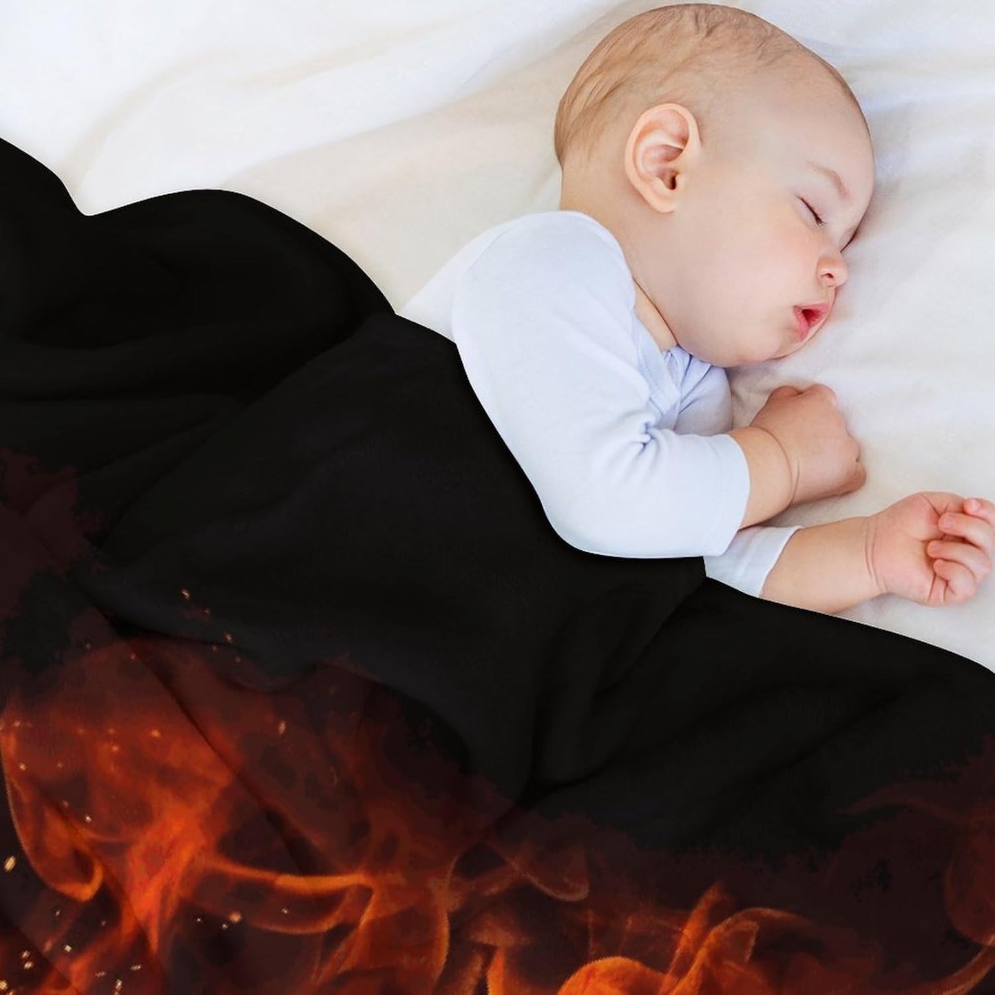 Roaring Flame Blanket Super Soft Lightweight Throw Blanket Cute Cozy Warm Bed Blanket Decorative Fuzzy Blanket All-Season Home Decor Gift for Sofa Couch Living Room 50"*60"（130 * 150cm）