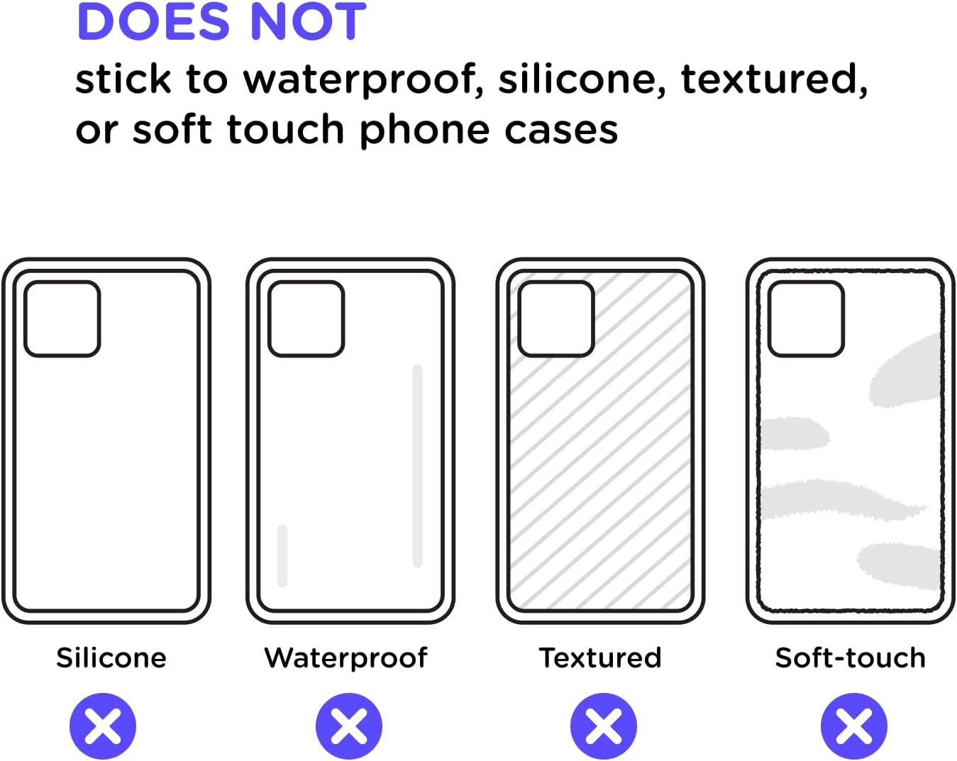 PopSockets Adhesive Phone Grip, Holder, Phone Stand, Butterfly - Whisper Moth