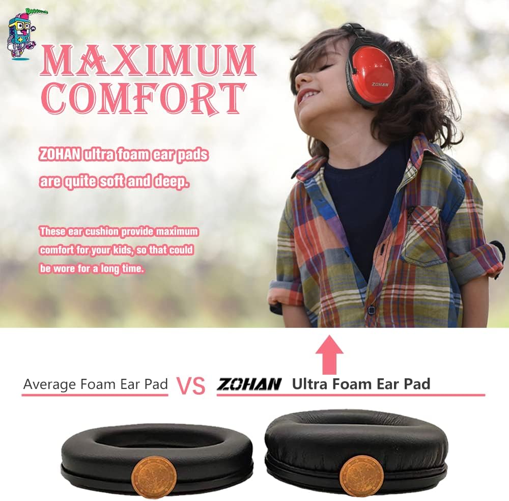ZOHAN 030 Kids Noise Cancelling Headphones for Autism Kids Ear Protection