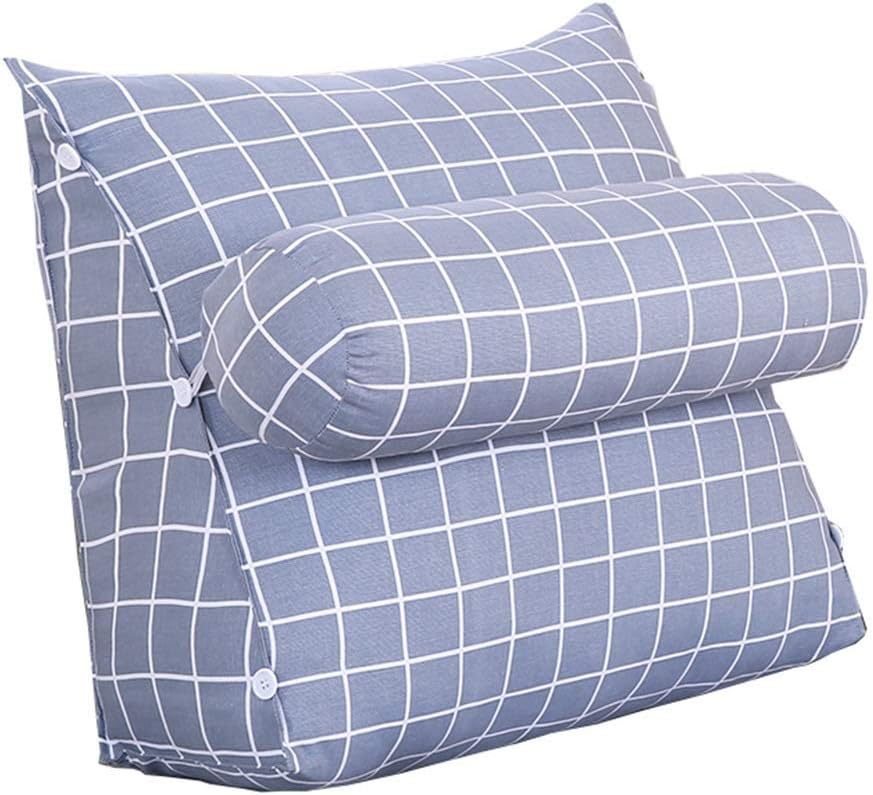 Backrest Bay Bedside Triangle Sofa Cushion Lumbar Support Bay Removable Washable Adjustable Back Wedge Seat Chair Pillow(Color: A4 Size: 45 50 20cm) Size:605025cm Colour:A8