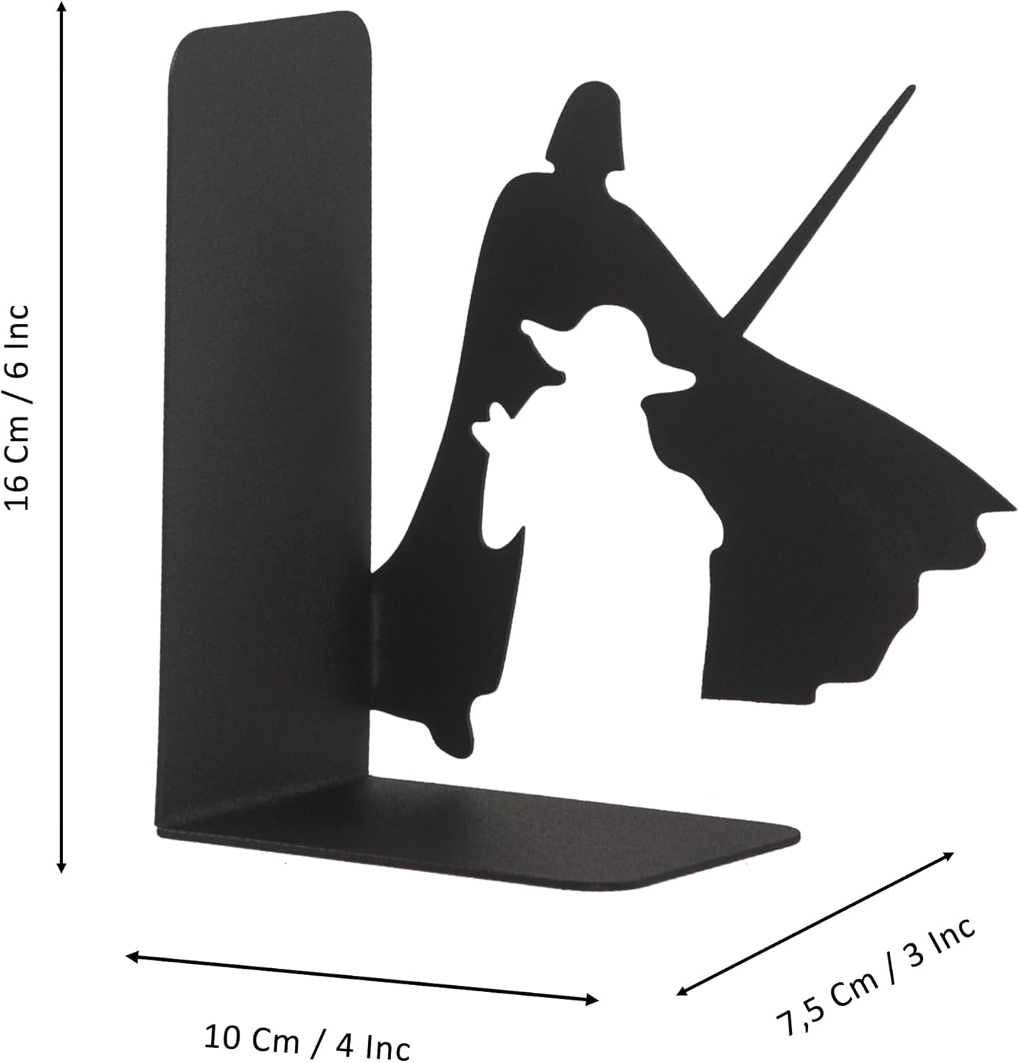 Superhero Heroes Metal Bookends for Kids, Star Wars Themed Book Holders, Decorative Book Support for Children Room, Cartoon Heroes Figure Book Support, Fantastic Superhero Bookends Gift for Kids