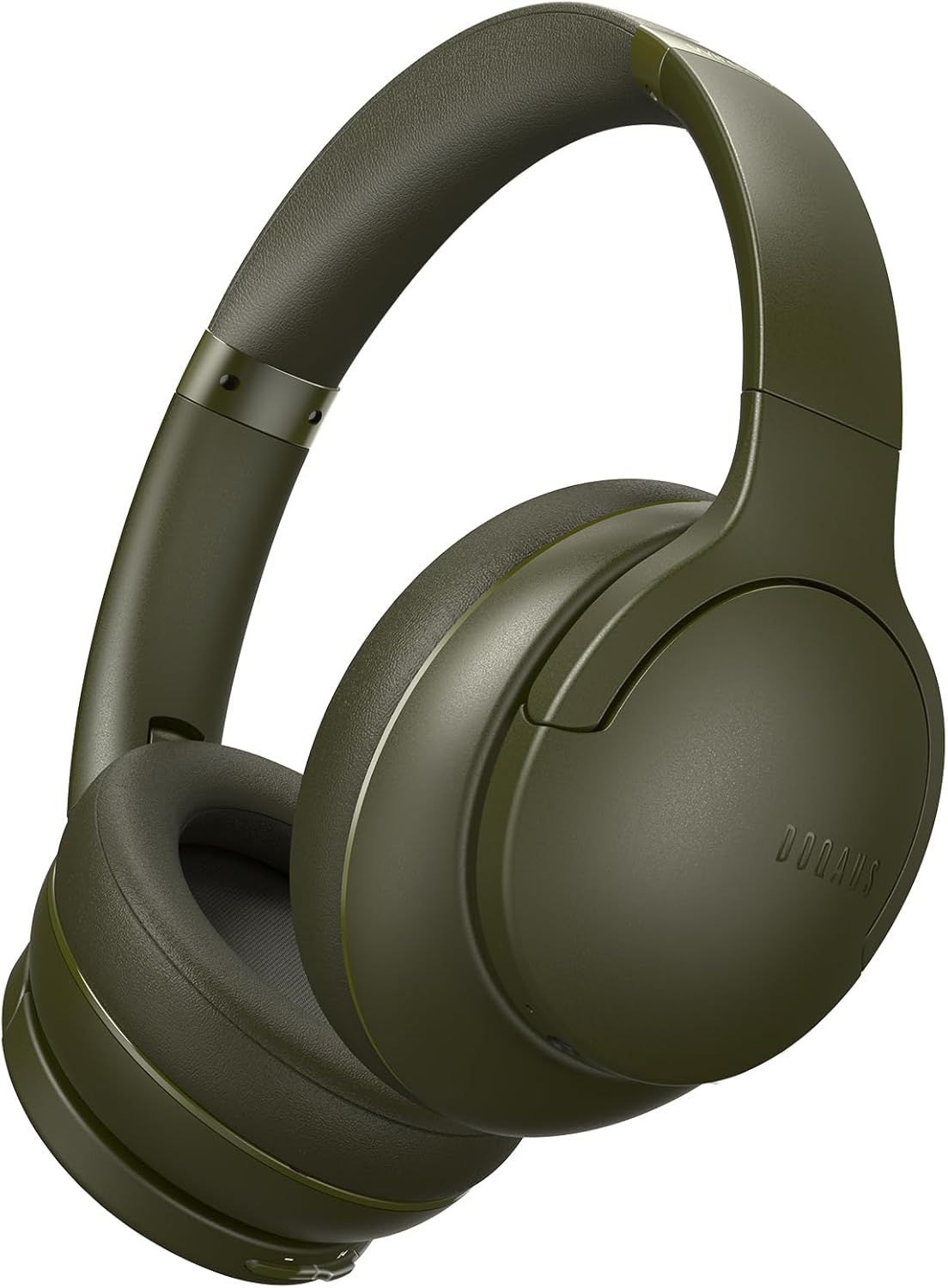 DOQAUS Over-Ear Bluetooth Headphones with 90-Hour Playtime, 3 Professional EQ Modes, HiFi Deep Bass & HD Mic for Extended Travel, Gym Workouts & Daily Use