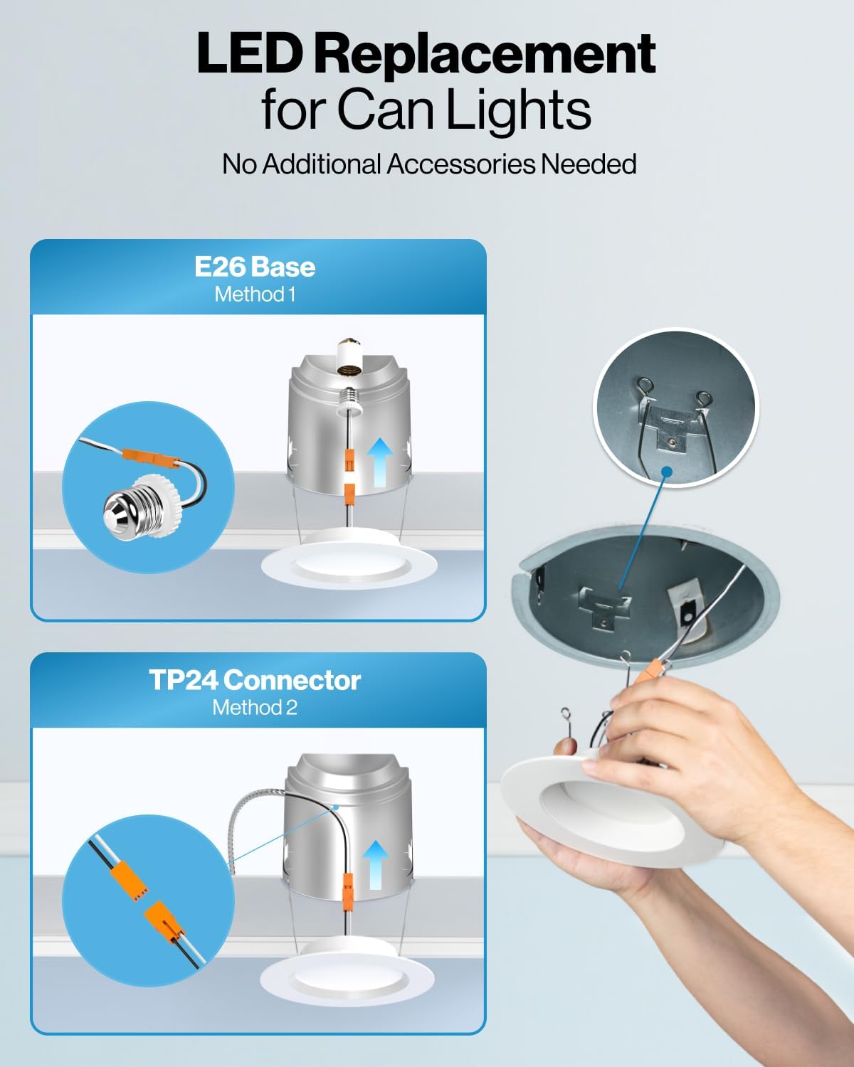 Sunco 12 Pack LED Recessed Lighting 6 Inch, Retrofit Can Lights, 965LM, 13W (100W Equivalent), Selectable CCT 2700K/3000K/3500K/4000K/5000K, Dimmable, Baffle Trim, Damp Rated UL