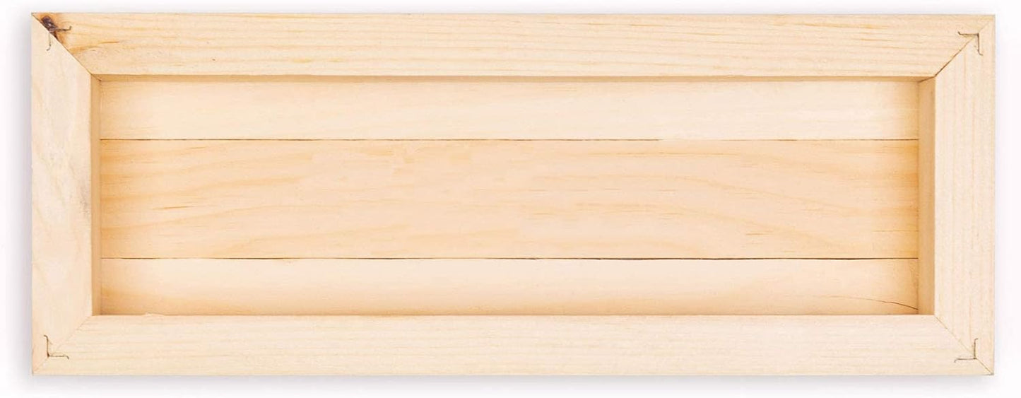 P. Graham Dunn Live by Faith Grace Love Whitewash 12 x 4.5 Solid Wood Boxed Pallet Plaque Sign