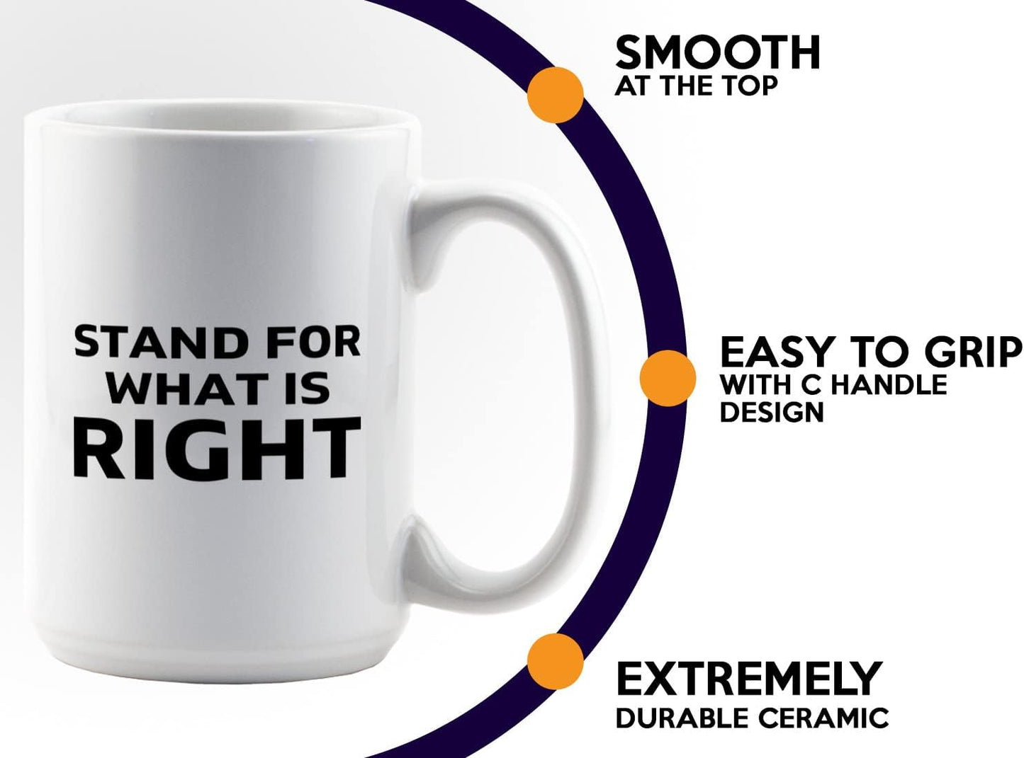 Journalist Coffee Mug 15oz White -What Is Right - Reading Lover Book Club Gift Author Appreciation Writer Journalism Novelist Scriptwriter