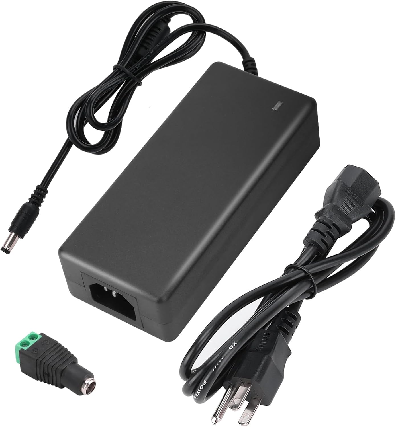 24V 6A DC Power Supply Adapter 144W AOYADAISU Universal AC to DC Power Supply with 5.5mm x 2.5mm&2.1mm Output Jack, 100V-240V 24 Volt 6 Amp Power Converter for LED Strip Light, Router, Cameras