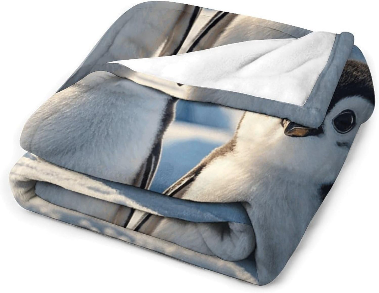 Cute Penguins Blanket Super Soft Lightweight Throw Blanket Cute Cozy Warm Bed Blanket Decorative Fuzzy Blanket All-Season Home Decor Gift for Sofa Couch Living Room 60"*80"（150 * 200cm）